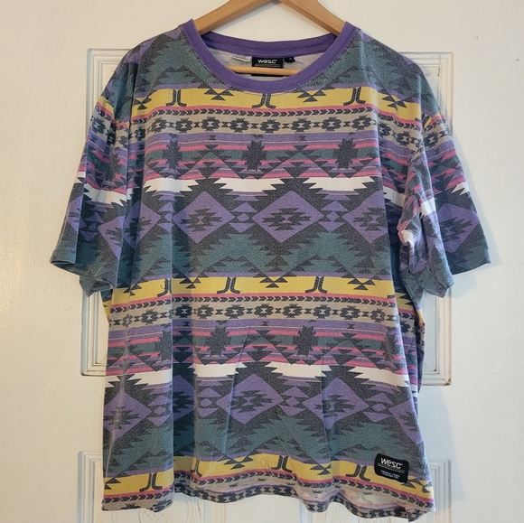 Wesc Other - WESC Men's Multicolored 90s Vintage Style TSHIRT Size XL